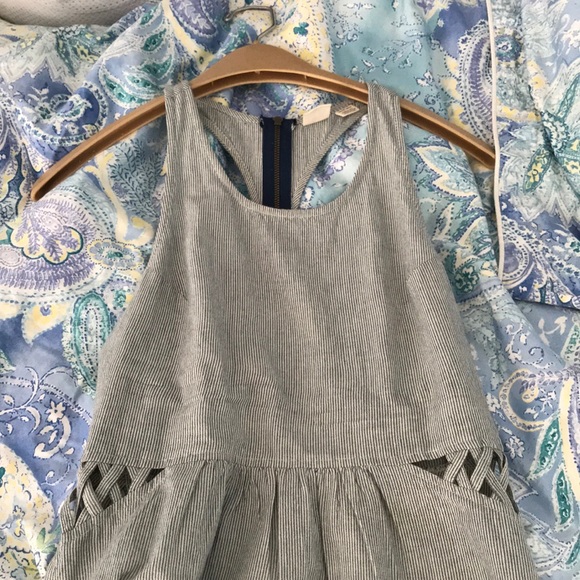 blue striped sundress - Picture 2 of 4